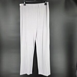 Miduli Women Light Gray Adjustable Waist Maternity Lounge Pants Size L
